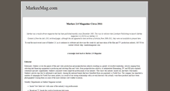 Desktop Screenshot of markeemag.com